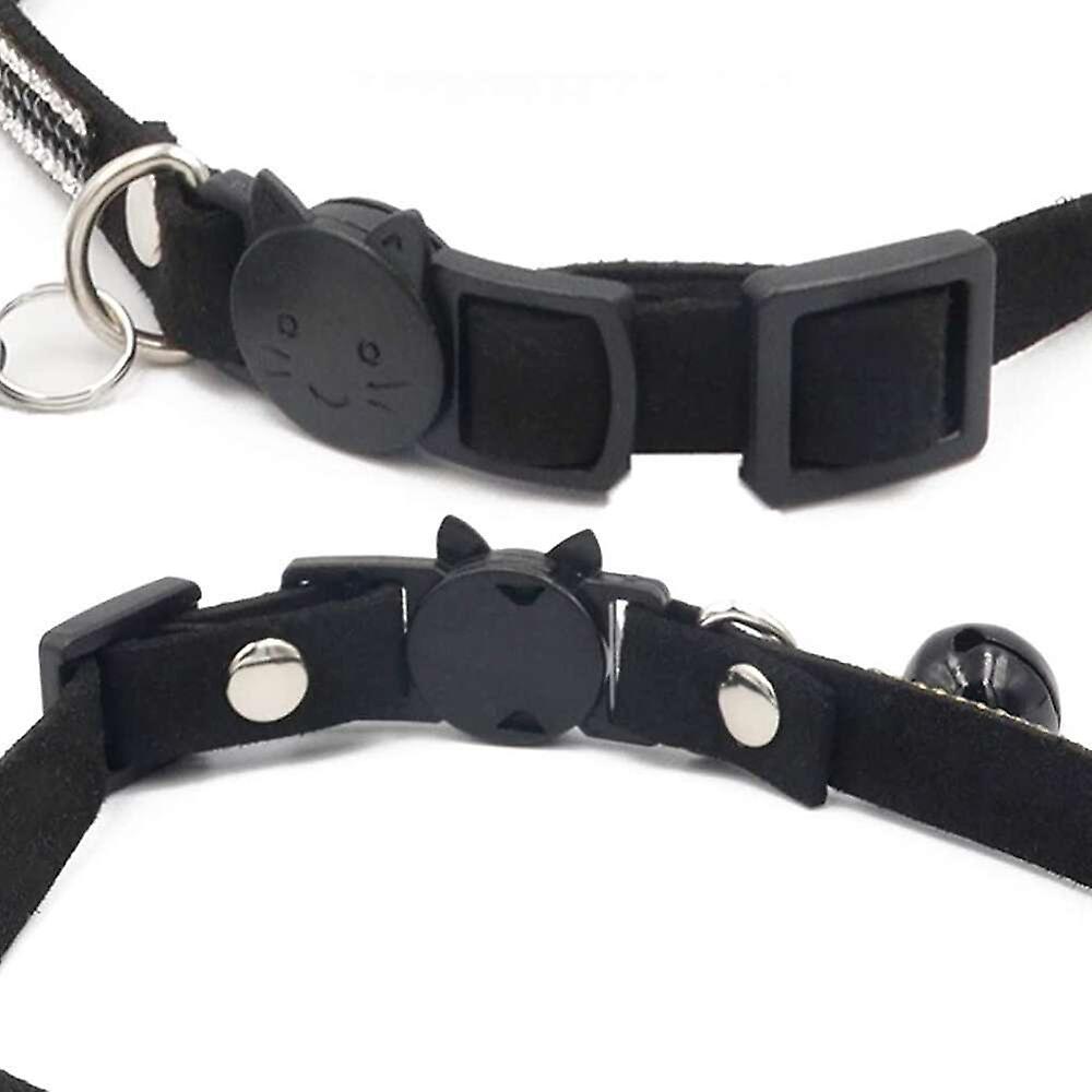 Foto 5 pulgar | Collar Para Gatos Huoguo, Tela De Terciopelo Ajustable Con Cristal Y Diamante - Venta Internacional.