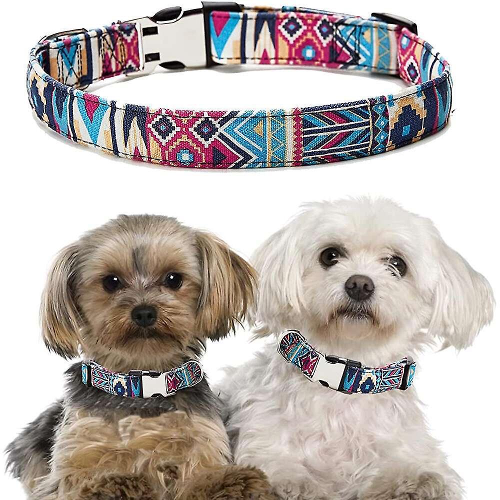 Foto 6 pulgar | Collar Para Perro Huoguo Flower Girl Con Flor Desmontable M Azul - Venta Internacional.