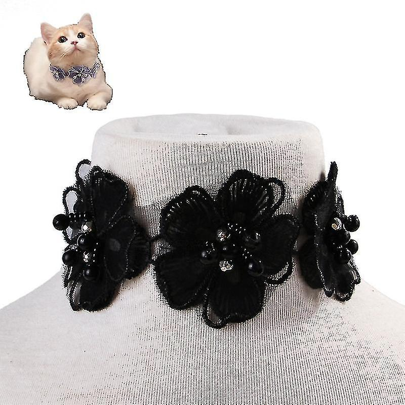 Collar De Joyería Para Mascotas Con Forma De Jaula Para Pájaros, Encaje S, Negro - Venta Internacional.