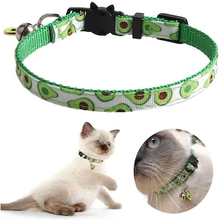 Foto 5 | Collar De Gato, Collar Ajustable De Leopardo Para Mascotas Con Pajarita - Venta Internacional.