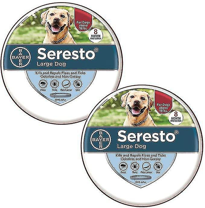 Foto 2 pulgar | Collar Antipulgas Y Garrapatas De 8 Meses Para Perros Grandes, 2 Unidades - Venta Internacional.
