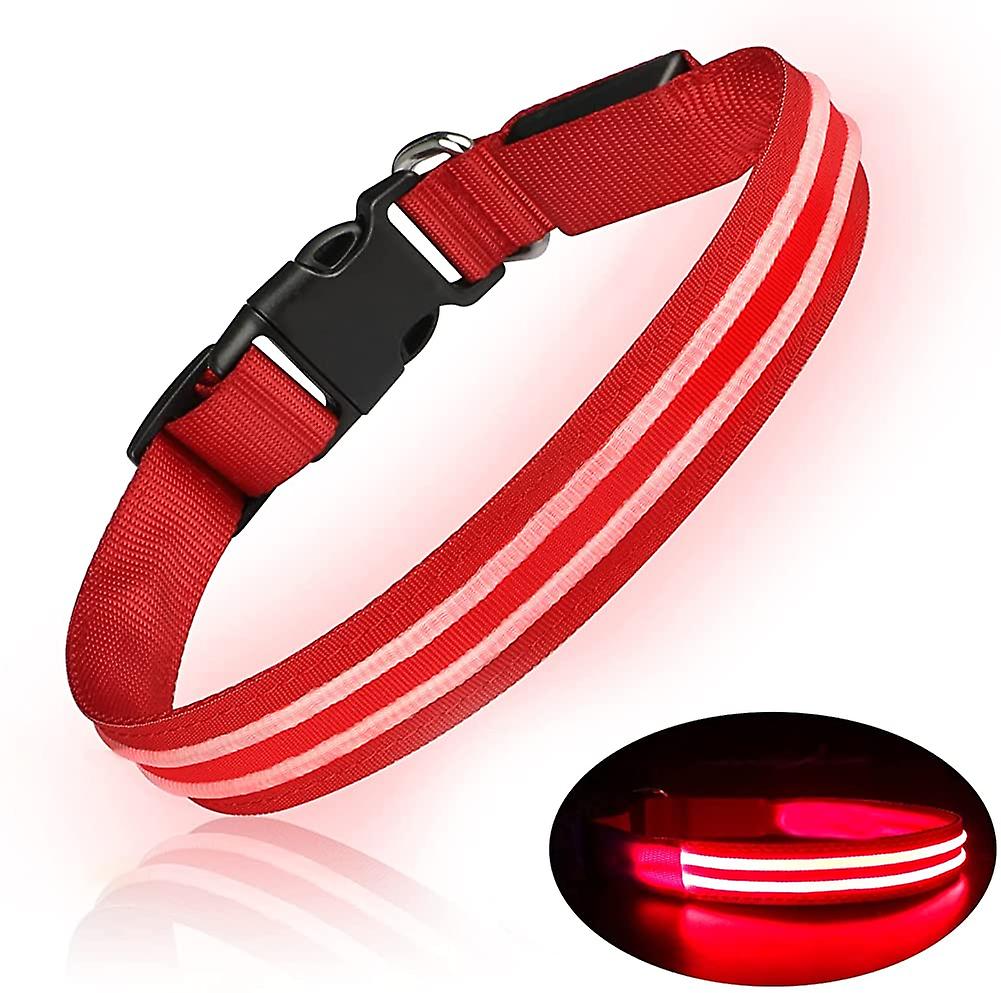 Foto 6 pulgar | Collar Para Perro Light Up Huoguo, Recargable Por Usb, Resistente Al Agua - Venta Internacional.