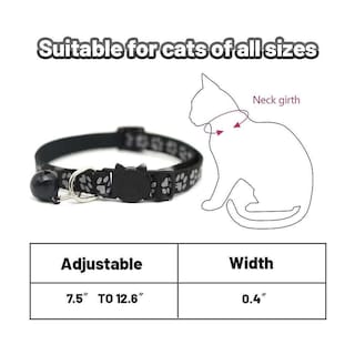Foto 2 | Collares Para Gatos Huoguo, 8 Unidades, Ajustables Con Campana Para Gatos Pequeños - Venta Internacional.
