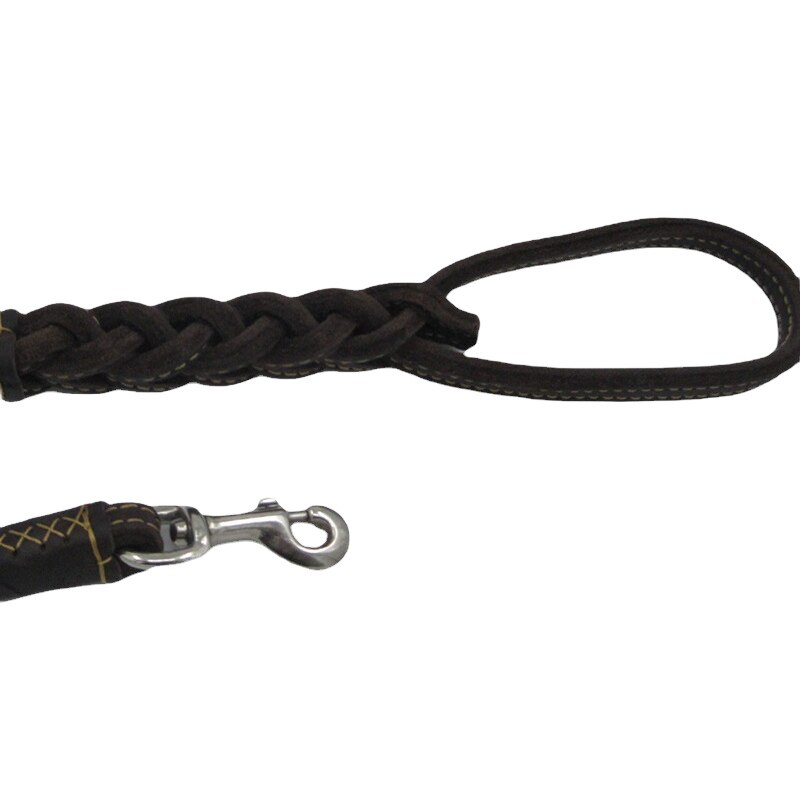 Foto 4 pulgar | Correa Para Perro Sanlin Beans, Cuerda Corta De Tracción, Piel Auténtica - Venta Internacional.
