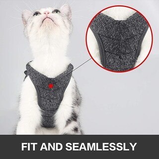 Foto 3 | Juego De Arneses Para Gatos Huoguo Ultraligero Con Correa Y Collar De Gatito - Venta Internacional.