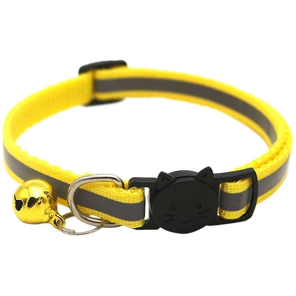 Foto 2 pulgar | Collares Reflectantes De Seguridad Para Gatos Huoguo, De Cierre Rápido, Con Campana 6 - Venta Internacional.