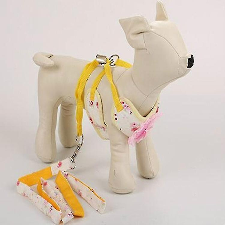 Arnés Huoguo Para Mascotas, Gatos Y Perros, Diseño Floral, V - Venta Internacional.