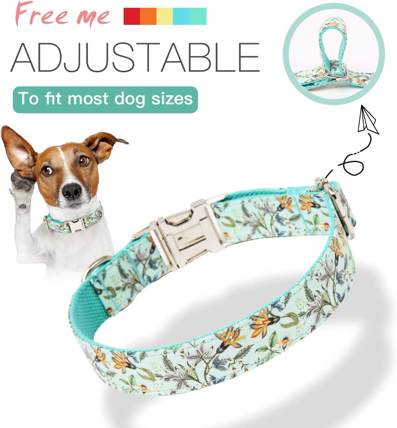 Foto 7 pulgar | Collar De Perro Jieyou Para Perros Pequeños, Medianos Y Grandes, Ajustable - Venta Internacional.