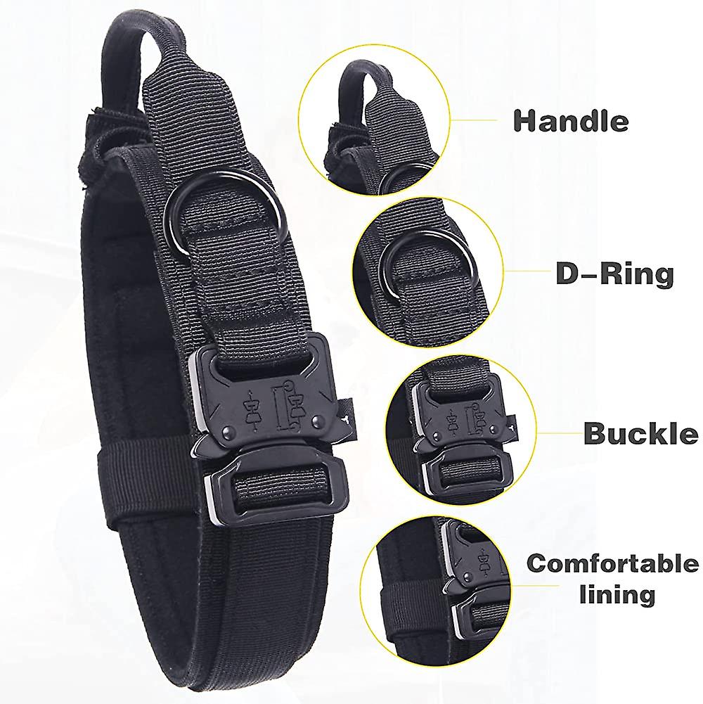 Foto 5 pulgar | Collar De Perro Táctico De Nylon Para Perros Grandes - Huoguo - Venta Internacional.