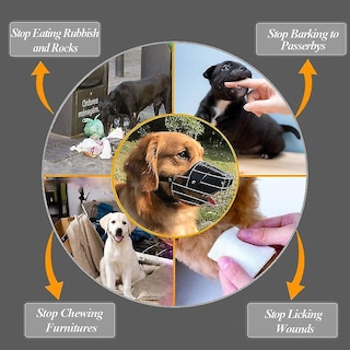Foto 5 | Bozal De Piel Supermetálico Para Perros Grandes - Venta Internacional.
