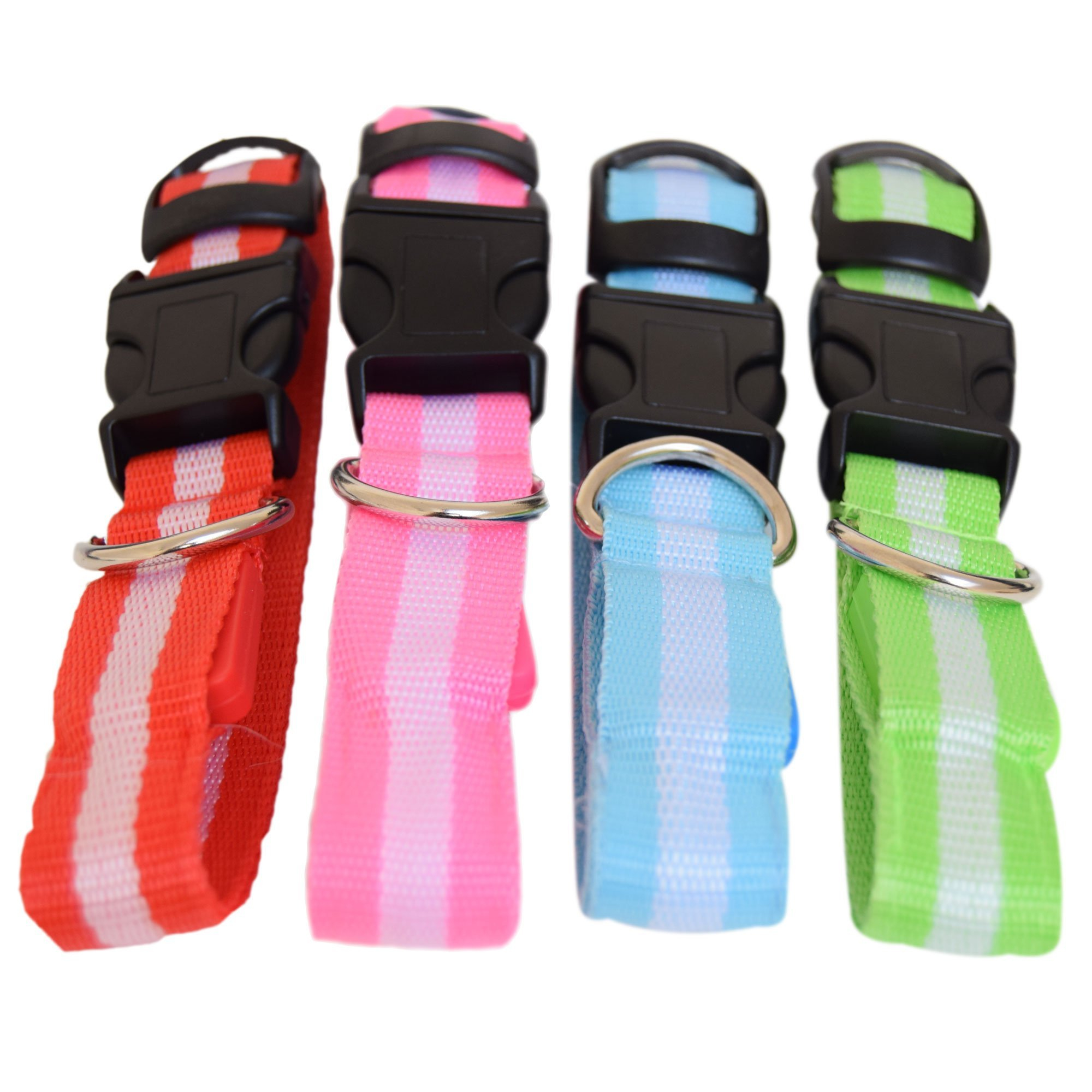 Foto 5 pulgar | Collar De Seguridad Led Para Perros Fun Pets, Recargable Por Usb, Azul, Grande - Venta Internacional.