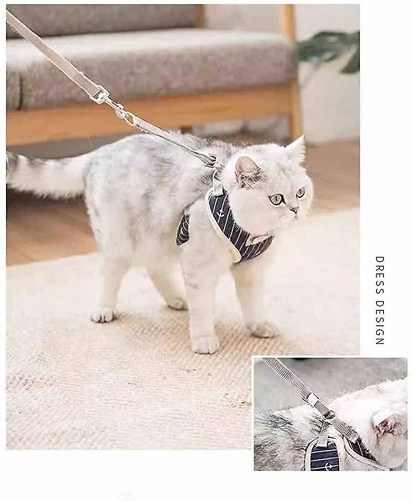 Chaleco Tipo Arnés Para Gatos Con Correa Ajustable - Huoguo - Venta Internacional.