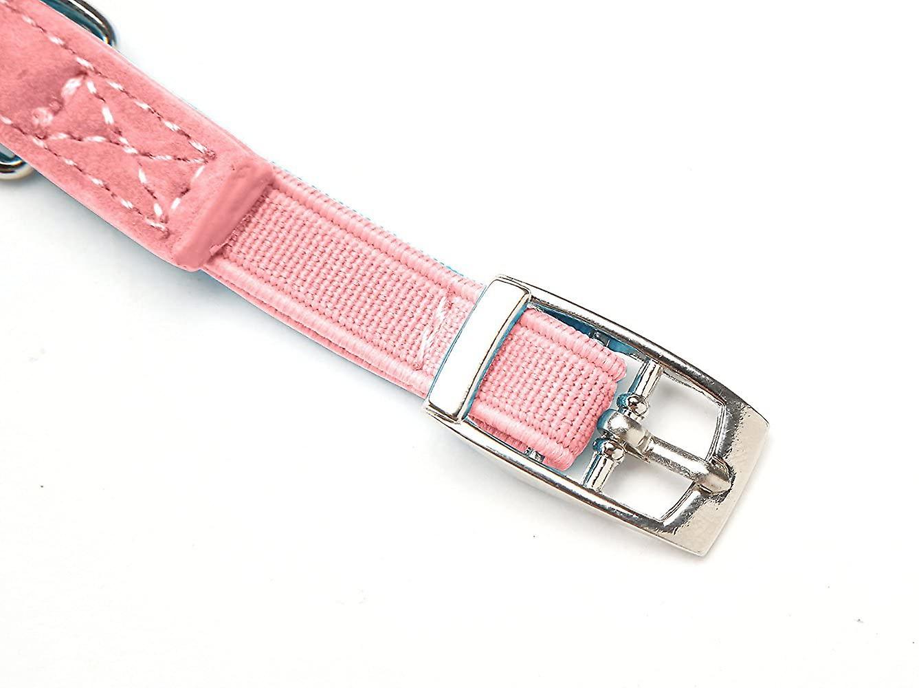 Foto 4 pulgar | Collar Para Gatos Huoguo Heart Bling Con Cinturón De Seguridad Y Campana - Venta Internacional.