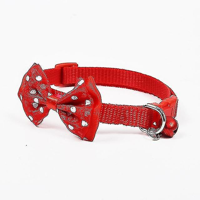 Cuello Acampanado Con Nudo Ajustable En Forma De Jaula Para Pájaros, Rojo - Venta Internacional.