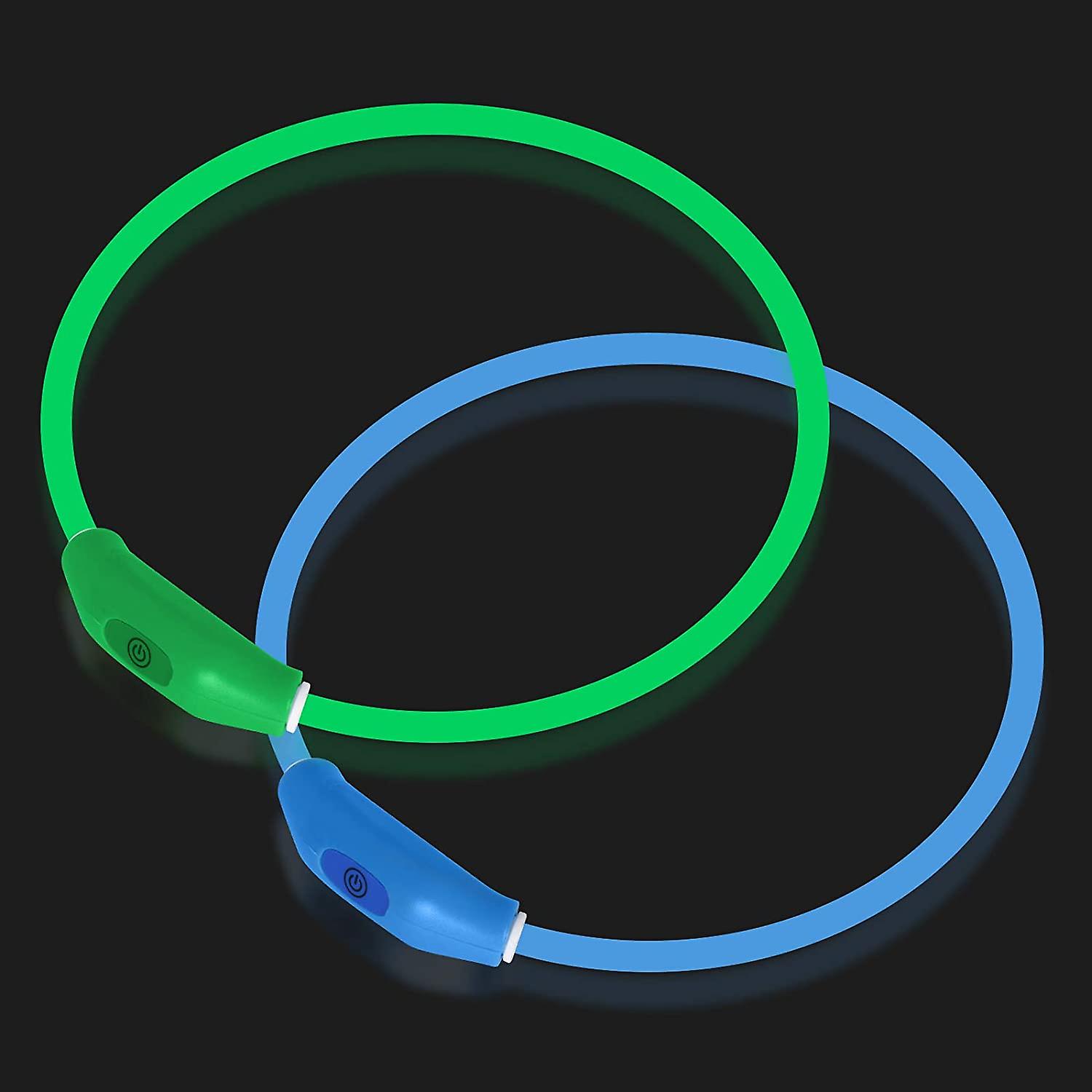 Foto 6 pulgar | Collares Led Para Perros, Paquete De 2, Recargables, Impermeables, Huoguo - Venta Internacional.