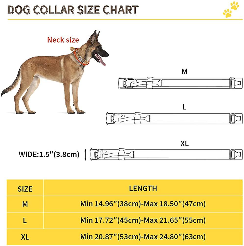 Foto 2 pulgar | Collar De Perro Táctico Militar Ajustable Con Mango De Control - Venta Internacional.