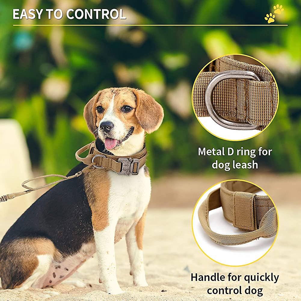 Foto 2 | Collar De Perro Táctico Militar Ajustable Con Mango De Control - Venta Internacional.