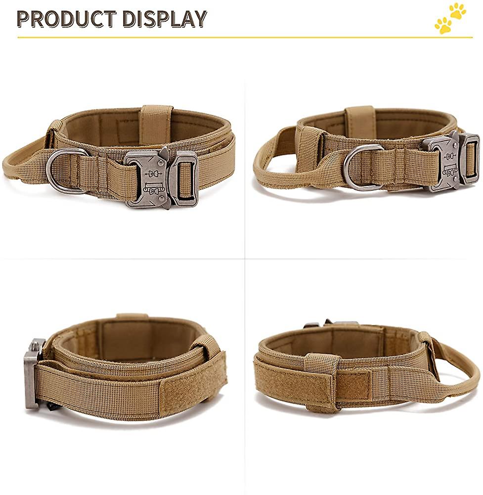 Foto 4 pulgar | Collar De Perro Táctico Militar Ajustable Con Mango De Control - Venta Internacional.