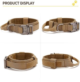 Foto 3 | Collar De Perro Táctico Militar Ajustable Con Mango De Control - Venta Internacional.