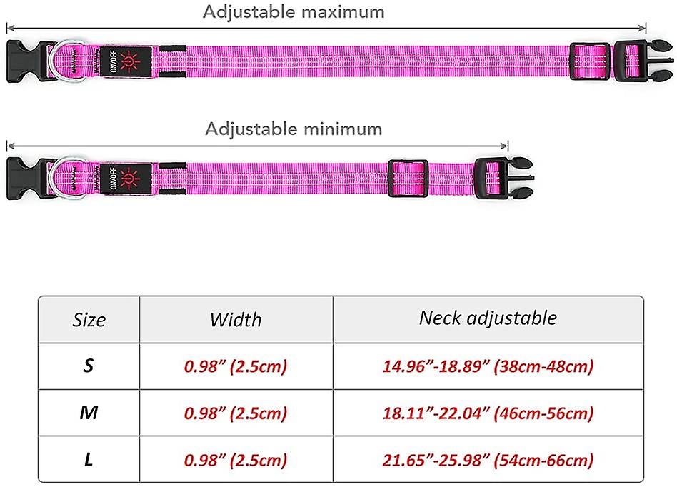 Foto 4 | Collar Led Para Perros Huoguo Usb Recargable A Prueba De Agua - Venta Internacional.