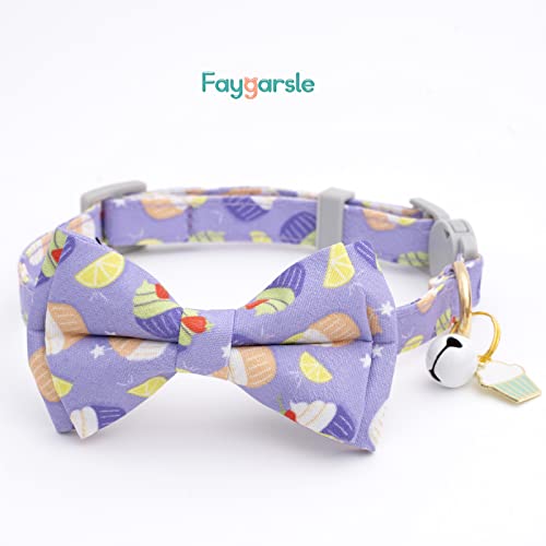 Foto 5 pulgar | Collar De Gato Faygarsle Cute Con Pajarita Con Campana Breakaway, Paquete De 2 - Venta Internacional.