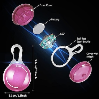 Foto 1 | Las Luces Para Perros Se Enganchan En Serda-run Para La Oscuridad Con 6 Modos Parpadeantes - Venta Internacional.