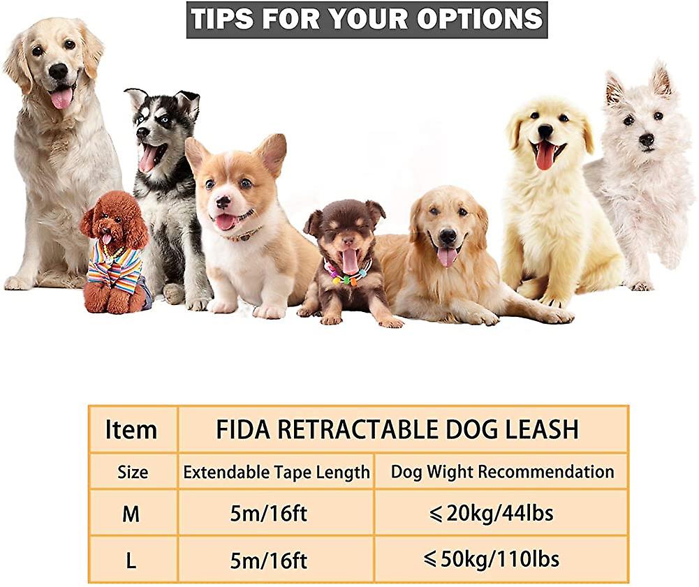 Foto 2 | Correa Retráctil Para Perros Huoguo Heavy Duty De 5 M Para Talla D Pequeña Y Mediana - Venta Internacional.