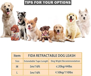 Foto 2 | Correa Retráctil Para Perros Huoguo Heavy Duty De 5 M Para Talla D Pequeña Y Mediana - Venta Internacional.