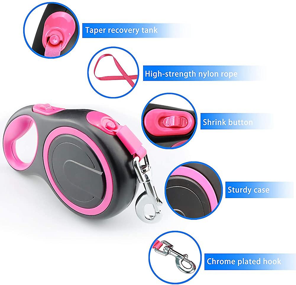 Foto 4 pulgar | Correa Retráctil Para Perros Huoguo Heavy Duty De 5 M Para Talla D Pequeña Y Mediana - Venta Internacional.