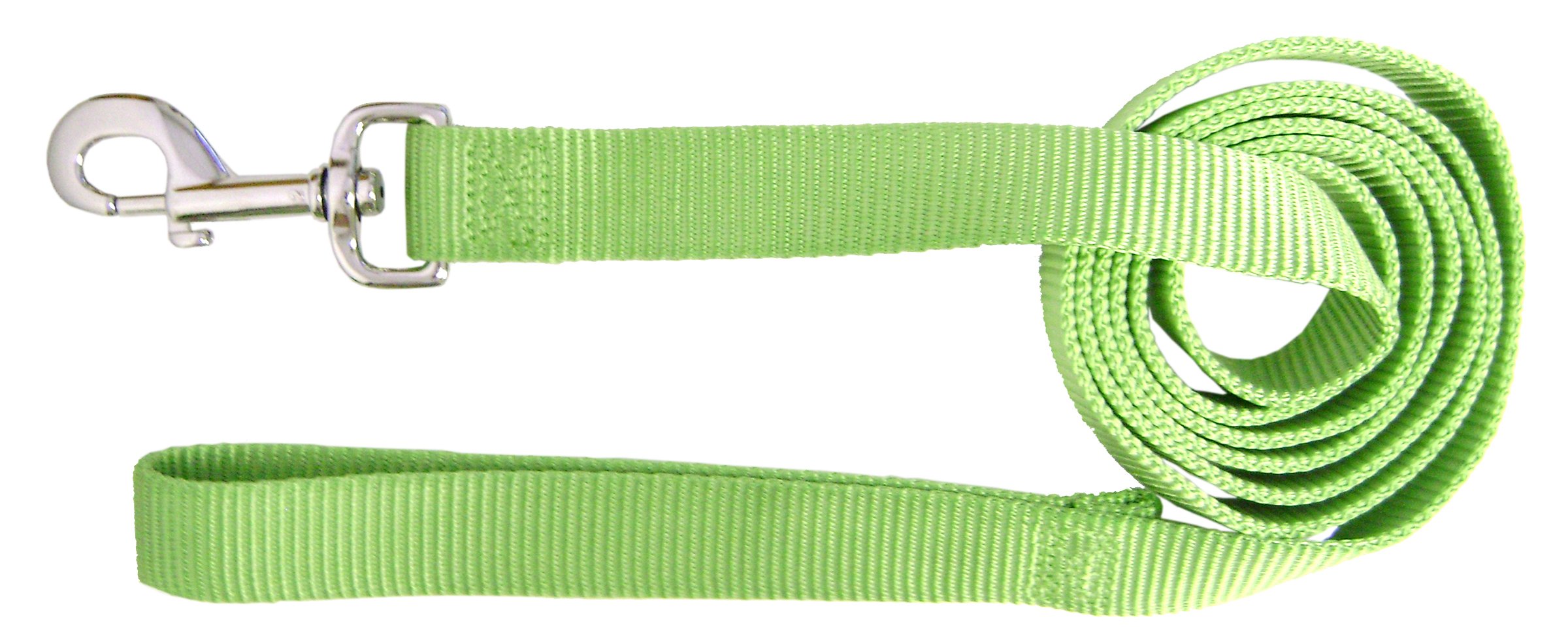Correa Para Perros Hamilton, De Nailon Grueso, Única, 2,54 Cm X 1,83 M, Color Verde Lima - Venta Internacional.