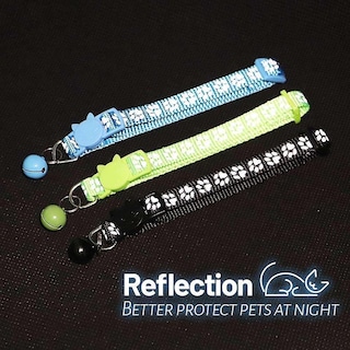 Foto 3 | Juego De 8 Collares Para Gatos, Ajustables Y Con Cascabel Para Gatos Pequeños - Venta Internacional.