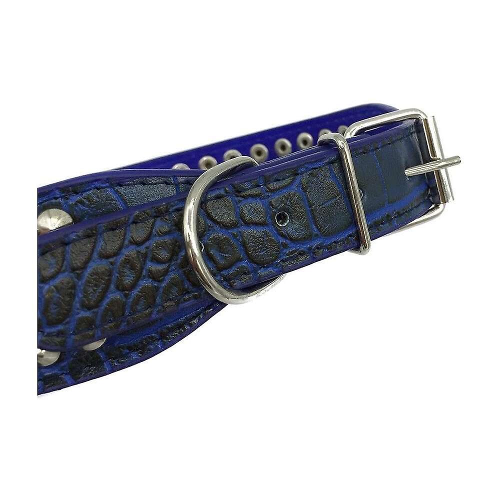 Foto 4 pulgar | Collar Para Perro Pet Cuisine, 11 Remaches, Piel Sintética De Cocodrilo Con Púas - Venta Internacional.