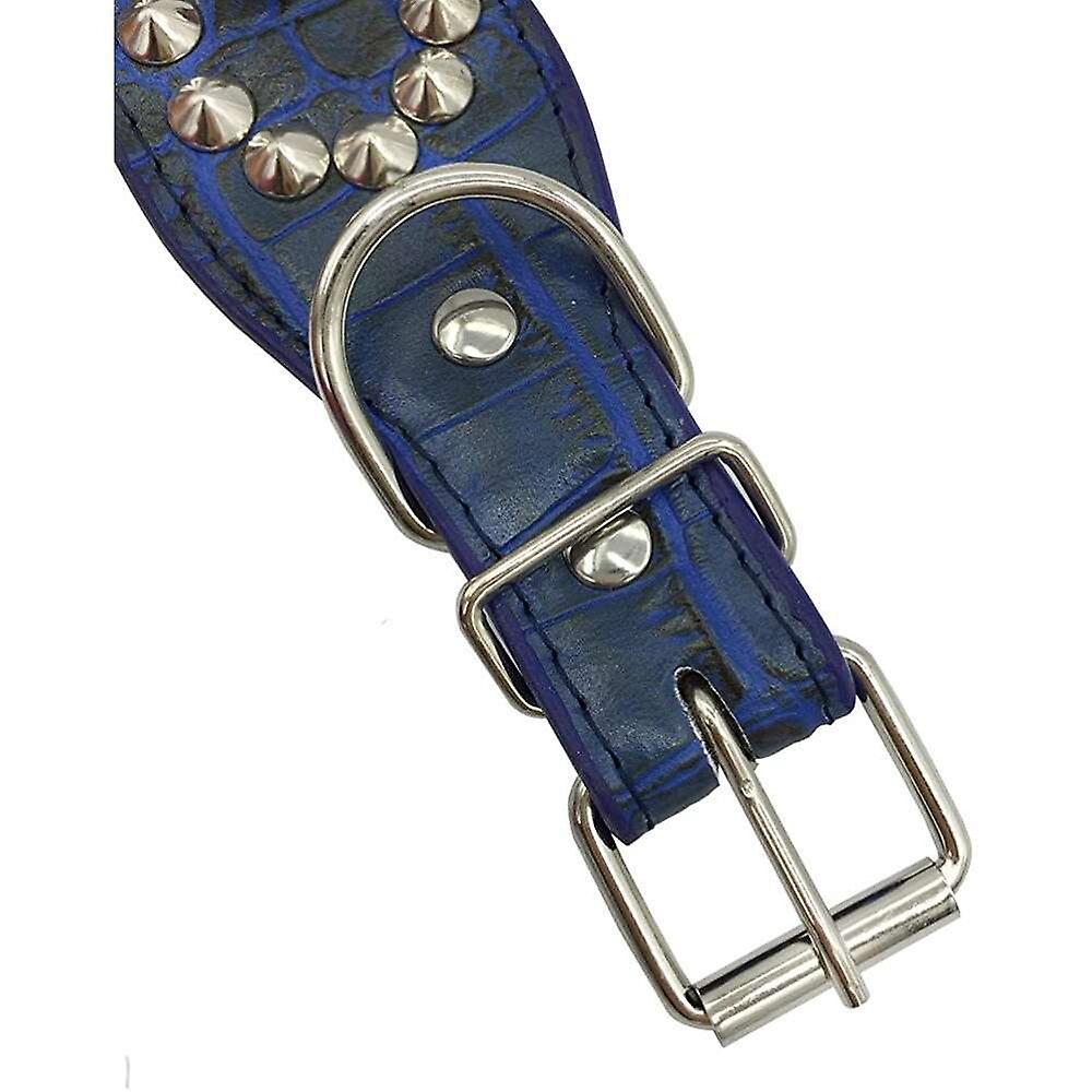 Foto 5 pulgar | Collar Para Perro Pet Cuisine, 11 Remaches, Piel Sintética De Cocodrilo Con Púas - Venta Internacional.