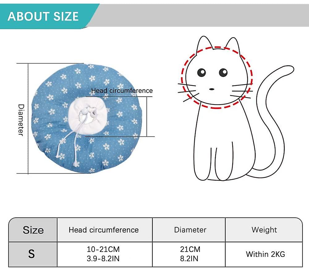 Foto 1 | Collar De Recuperación Para Gatos Huoguo, Ajustable, Para Mascotas De 2 Kg - Venta Internacional.