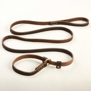 Foto 4 | Collar Antideslizante De Piel Auténtica Con Cadena En P Para Perros Grandes - Venta Internacional.