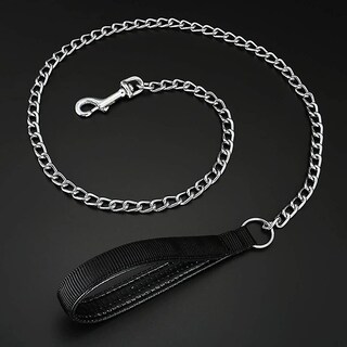 Foto 1 | Cadena Metálica Antimasticable Con Correa Para Perros, 1,2 M, 1,8 M Huoguo - Venta Internacional.