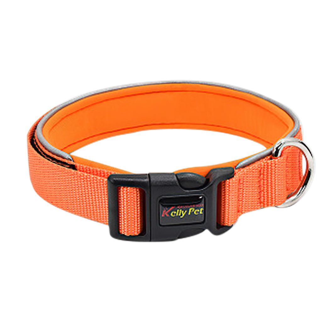 Foto 2 pulgar | Collar De Perro Huoguo, Tela De Buceo Reflectante De Nailon Ajustable - Venta Internacional.