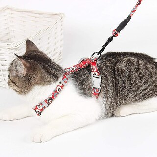 Foto 2 | Juego De Arneses Para Gatos Huoguo Ajustable Con Correa Para Gatos - Venta Internacional.