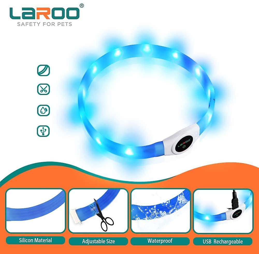 Foto 1 | Collar Para Perro Con Iluminación Led Huoguo, De Silicona, Recargable Por Usb - Venta Internacional.