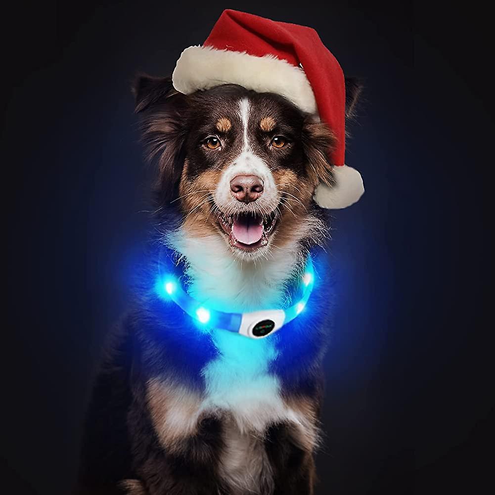 Foto 6 pulgar | Collar Para Perro Con Iluminación Led Huoguo, De Silicona, Recargable Por Usb - Venta Internacional.