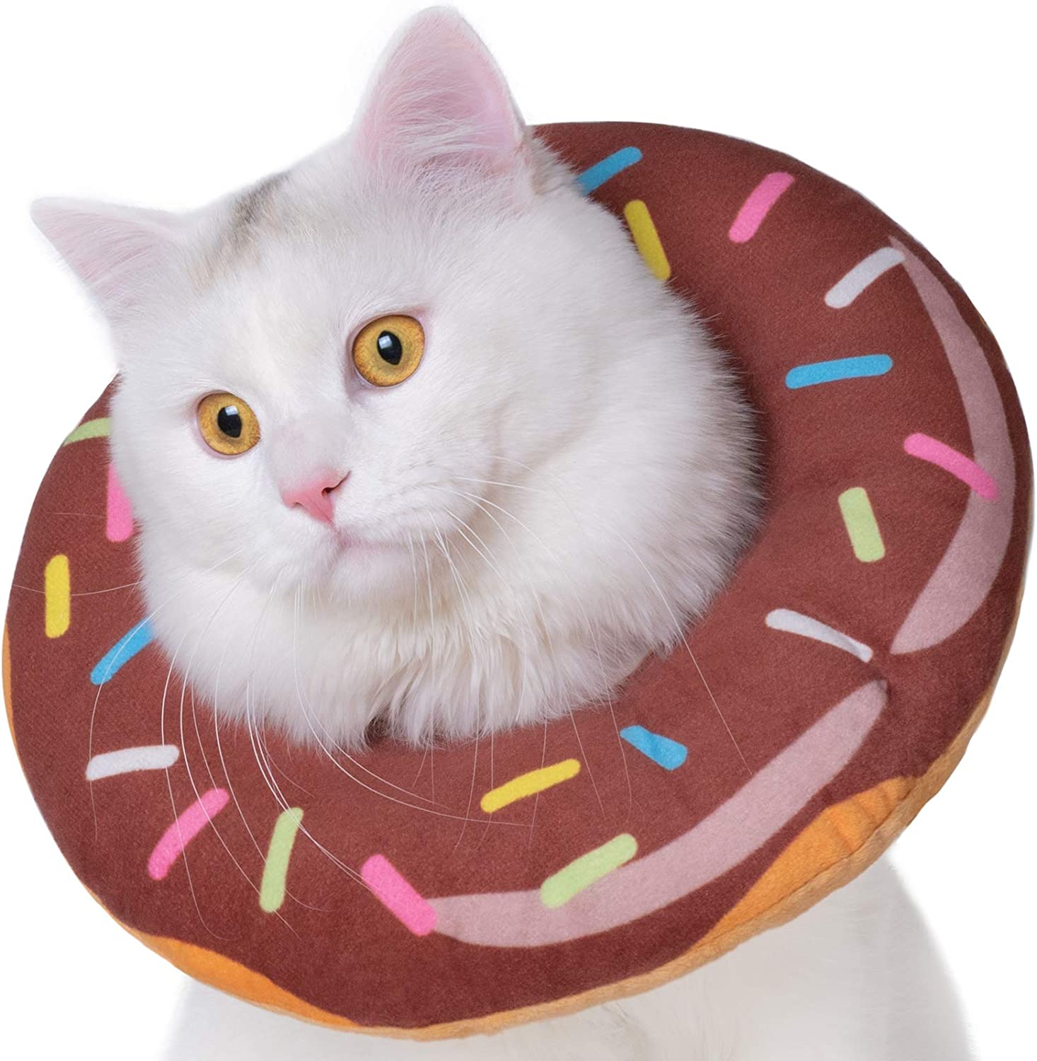 Foto 4 | Collar Recovery Collar Huoguo Con Forma De Rosquilla Ajustable Para Gatos, Talla S - Venta Internacional.