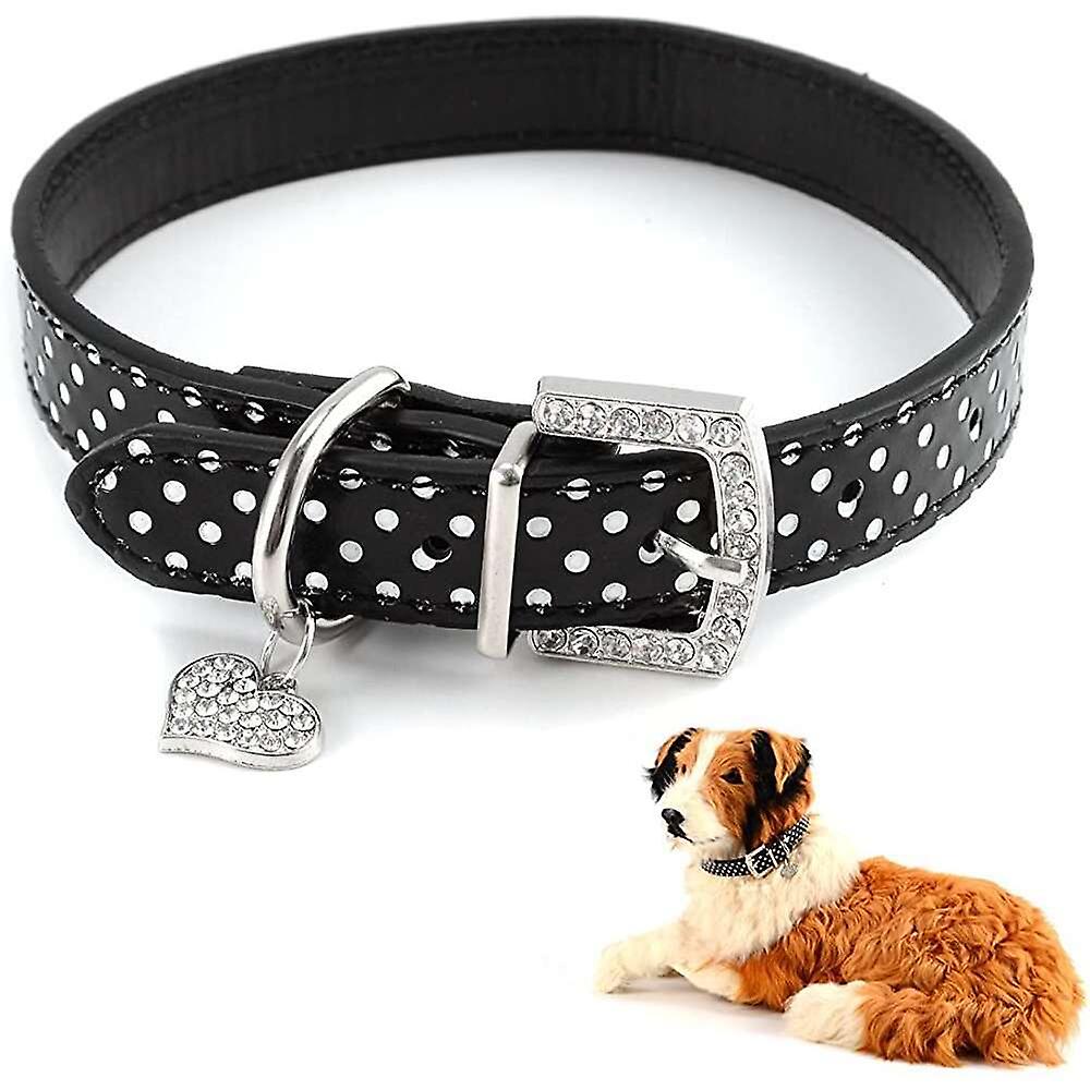 Foto 2 pulgar | Collar Para Mascotas Huoguo, Bonito Colgante De Diamantes De Imitación Y Amor - Venta Internacional.