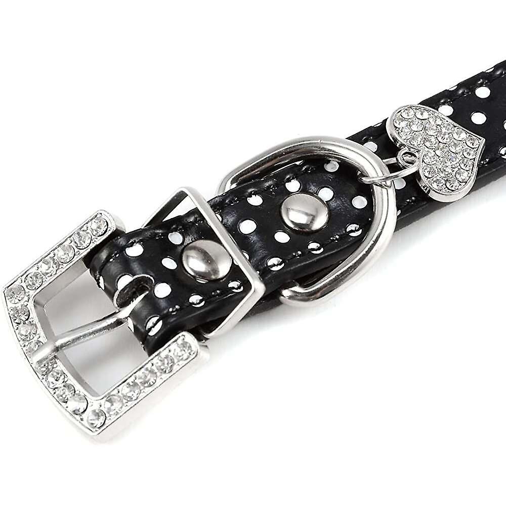 Foto 4 pulgar | Collar Para Mascotas Huoguo, Bonito Colgante De Diamantes De Imitación Y Amor - Venta Internacional.
