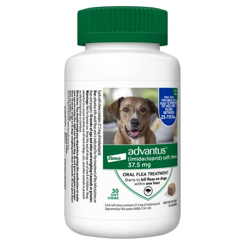 Foto 7 pulgar | Tratamiento Antipulgas Masticable Advantus Para Perros Grandes De 23 A 50 Kg, 30 Unidades - Venta Internacional.