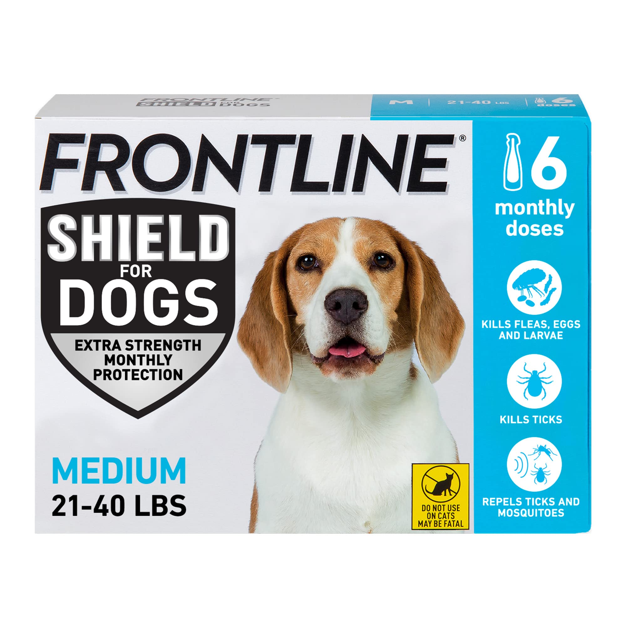 Protector Frontline Para El Tratamiento De Pulgas Y Garrapatas Para Perros Medianos - Venta Internacional.