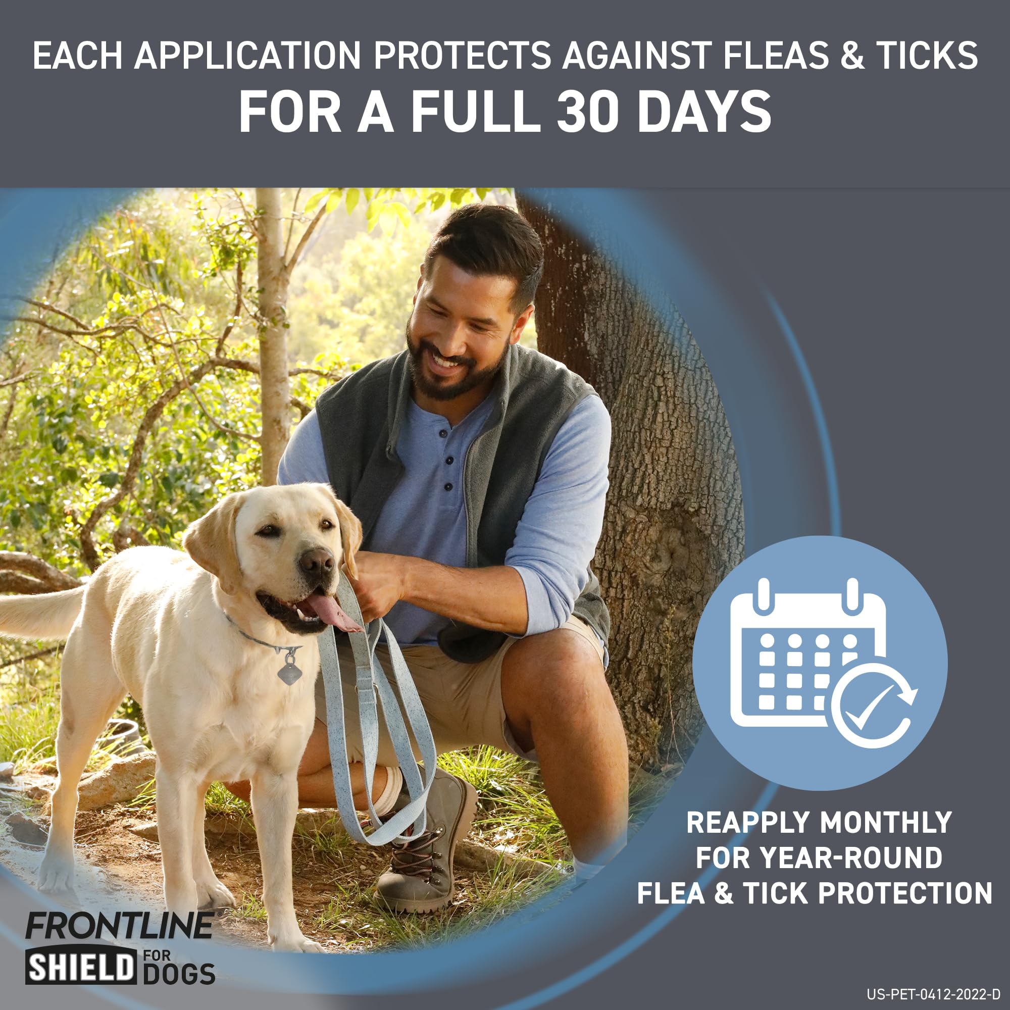 Foto 5 | Protector Frontline Para El Tratamiento De Pulgas Y Garrapatas Para Perros Medianos - Venta Internacional.