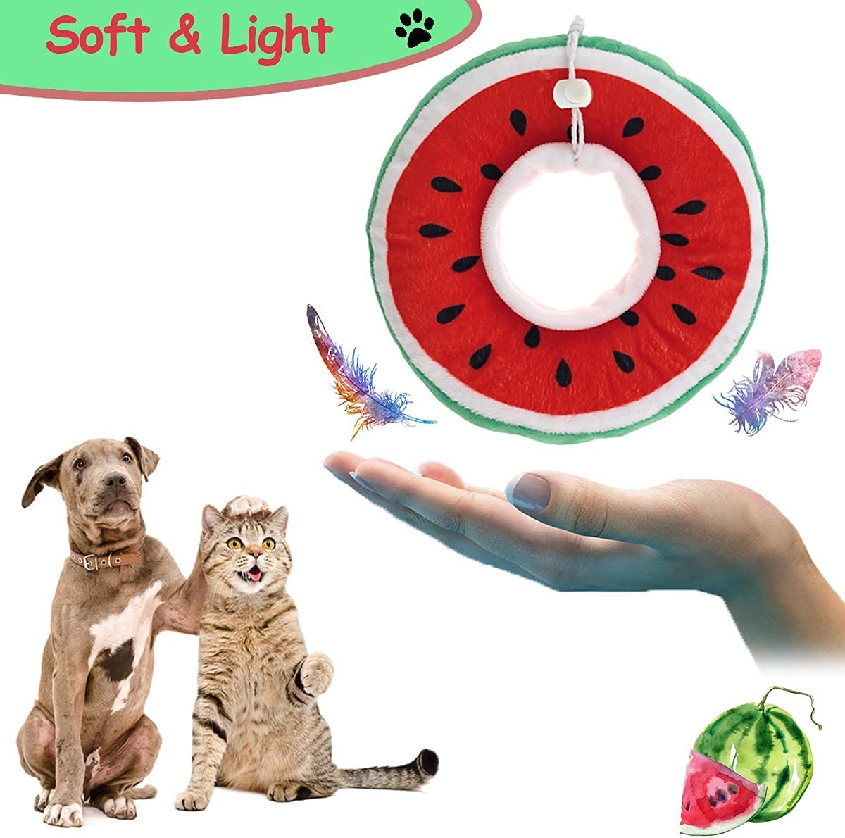 Foto 5 pulgar | Collar De Recuperación Para Gatos Con Forma De Cono Blando Ajustable Para Gatos Huoguo - Venta Internacional.