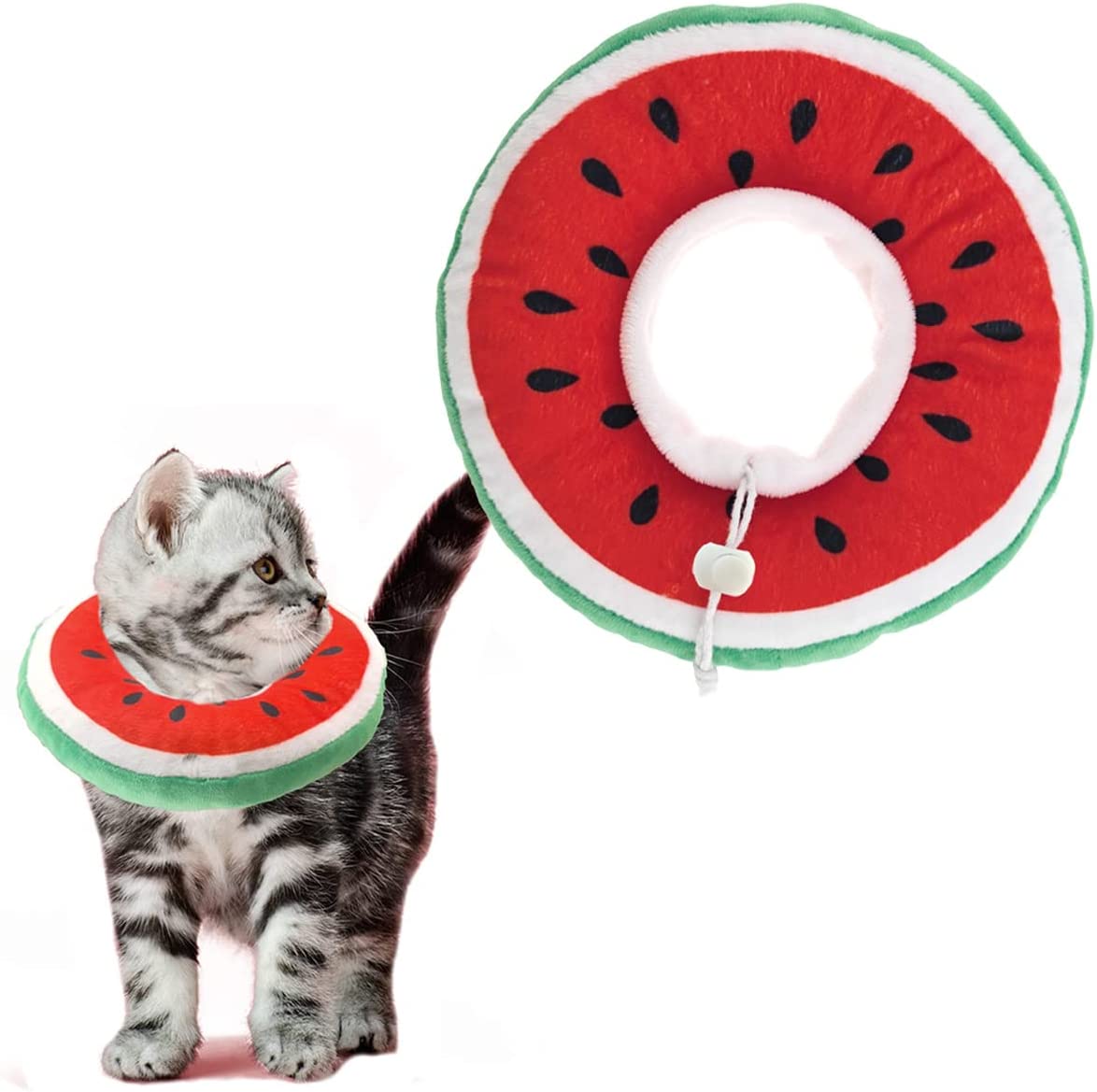Foto 5 | Collar De Recuperación Para Gatos Con Forma De Cono Blando Ajustable Para Gatos Huoguo - Venta Internacional.