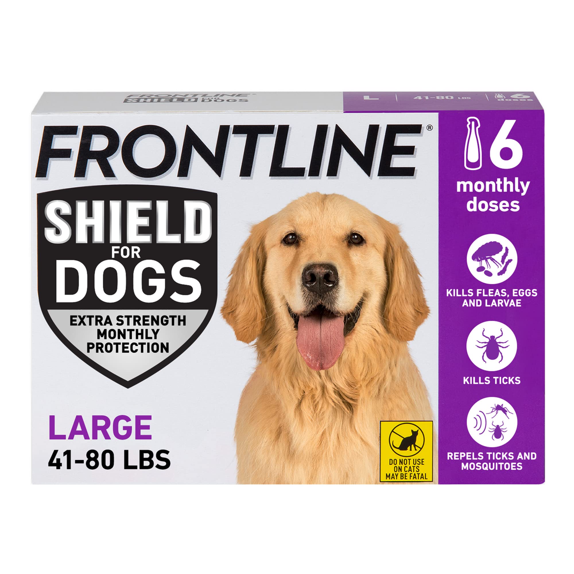 Protector Frontline Para El Tratamiento De Pulgas Y Garrapatas Para Perros Grandes - Venta Internacional.