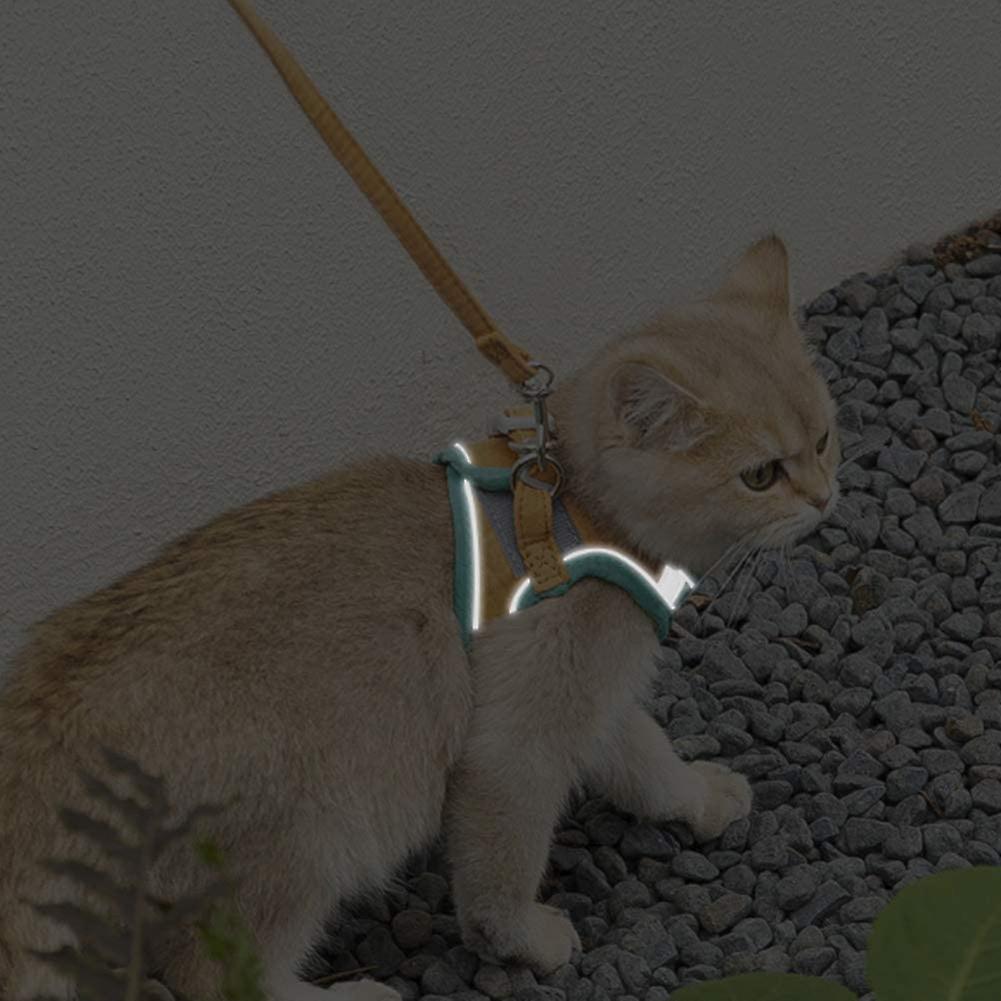 Foto 3 pulgar | Arnés Reflectante Para Gatos Huoguo Con Correa Ajustable - Venta Internacional.